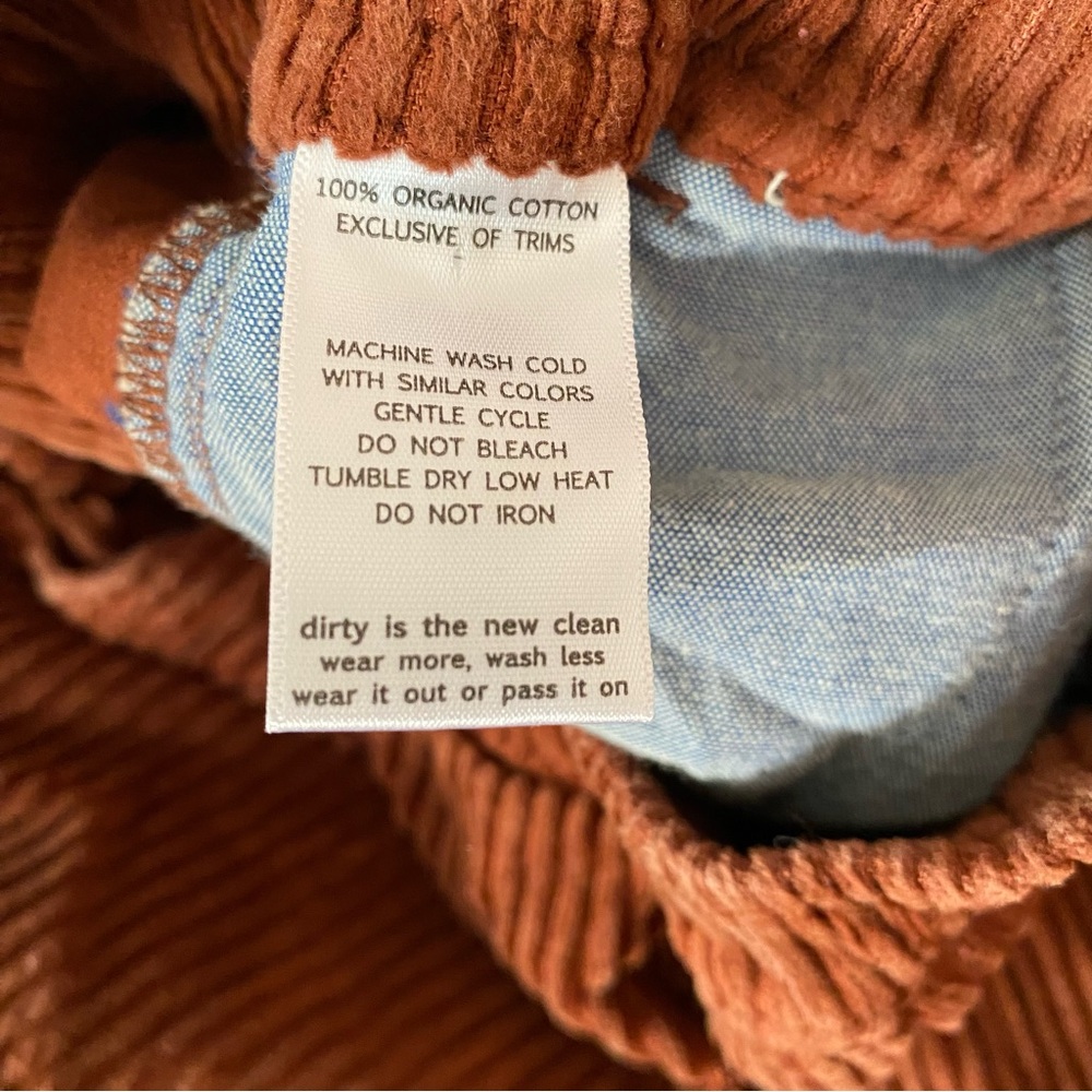 Toad&Co Del Rey pull on  Rust Corduroy Pants - Picture 7 of 12